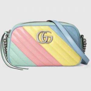 GG Marmont small shoulder bag leather