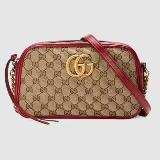 GG Marmont small shoulder bag canvas