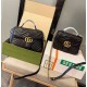 GG Marmont top handle bag leather