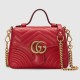 GG Marmont top handle bag leather