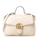 GG Marmont top handle bag leather