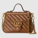 GG Marmont mini top handle bag leather