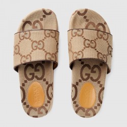 maxi GG canvas slide sandal