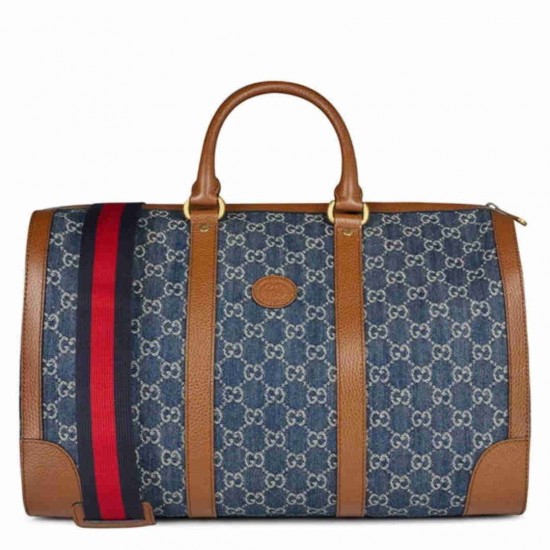 GUCCI SAC DE VOYAGE DUFFLE GG DENIM BLUE