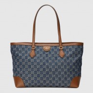 2colors Ophidia GG medium tote denim