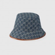 2colors GG denim bucket hat