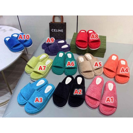 10colors GG platform sandal