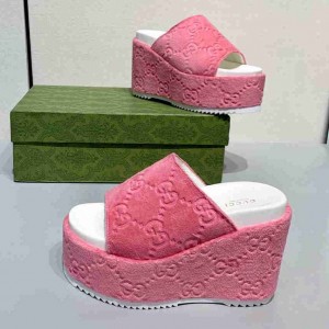 10colors wedge platform slide sandal