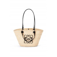 7colors Anagram Basket bag in iraca palm and calfskin