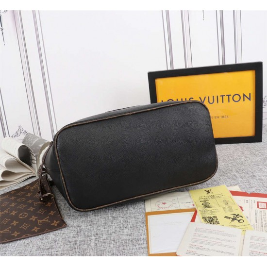 NEVERFULL MM Monogram shearling 