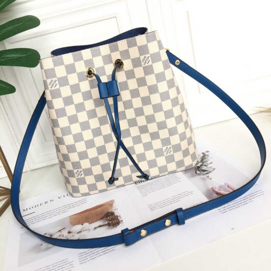 NÉONOÉ MM DAMIER AZUR