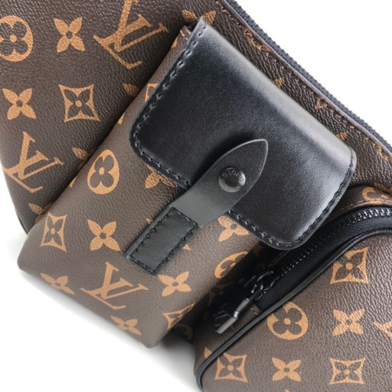 CHRISTOPHER BUMBAG Monogram Macassar