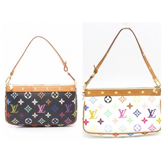 2colors POCHETTE ACCESSOIRES MULTICOLOR vintage