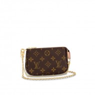 Mini Pochette Accessoires On Chain Monogram Canvas Mini Pochette Accessoires On Chain Monogram Canvas