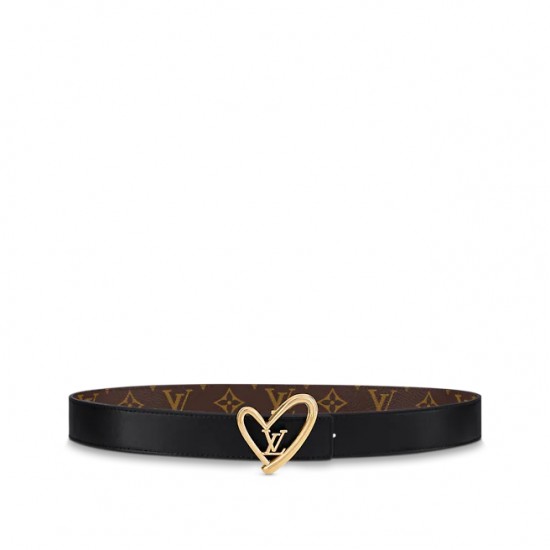 HEART 30MM REVERSIBLE BELT 