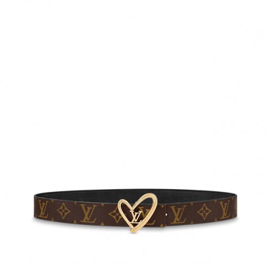 HEART 30MM REVERSIBLE BELT 