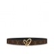 HEART 30MM REVERSIBLE BELT 