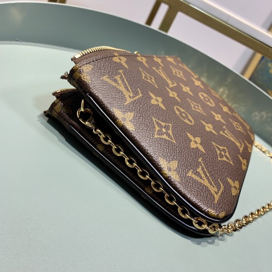 DOUBLE ZIP POCHETTE