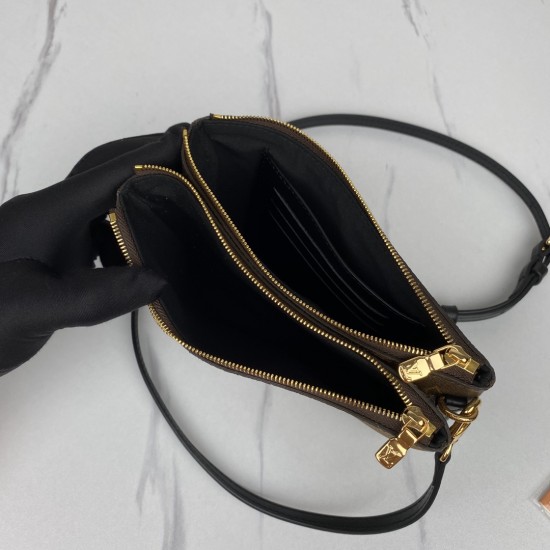 DOUBLE ZIP POCHETTE