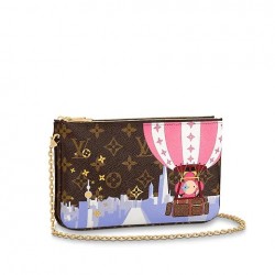 DOUBLE ZIP POCHETTE