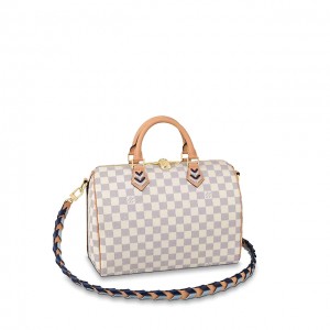 SPEEDY BANDOULIÈRE 30 Damier Azur N50054