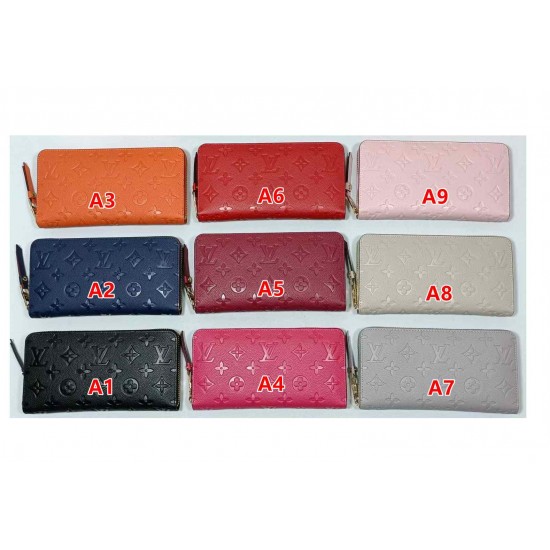 9colors ZIPPY WALLET Leather