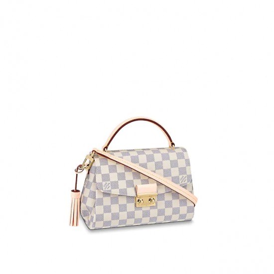 CROISETTE DAMIER AZUR N41581