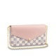 FÉLICIE POCHETTE DAMIER AZUR CANVAS PINK