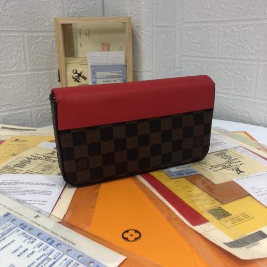 FÉLICIE POCHETTE MONOGRAM CHERRY