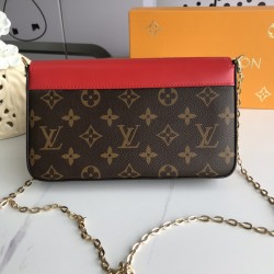 FÉLICIE POCHETTE MONOGRAM CHERRY