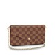 FÉLICIE POCHETTE DAMIER EBENE