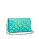 POCHETTE COUSSIN MINT/YELLOW