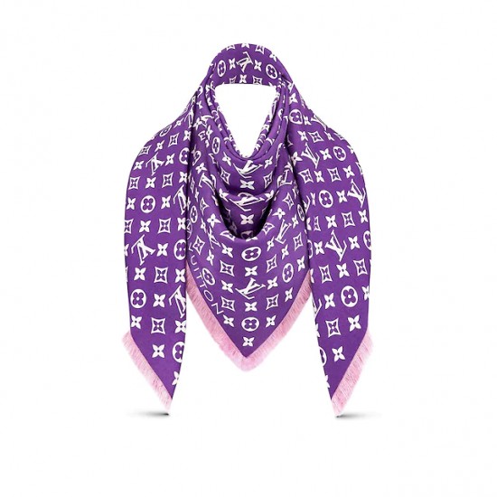 LV NOW DOUBLE FACE SHAWL