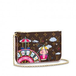 2020 DOUBLE ZIP POCHETTE