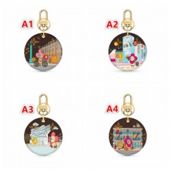 2022 ILLUSTRE XMAS PARIS BAG CHARM AND KEY HOLDER 4colors