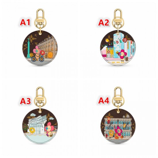 2022 ILLUSTRE XMAS PARIS BAG CHARM AND KEY HOLDER 4colors