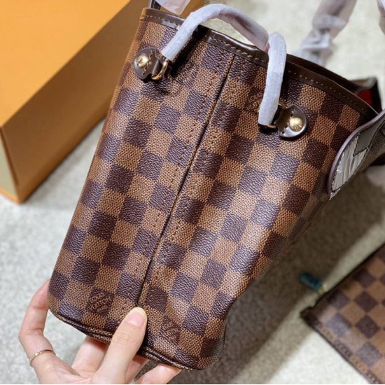 LV NEVERFULL PM Damier Ebene