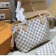 LV NEVERFULL PM Damier Azur Canvas