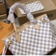 LV NEVERFULL PM Damier Azur Canvas