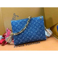 Coussin PM Monogram Denim