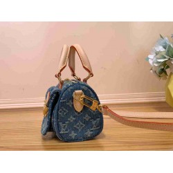 Nano Speedy Monogram Denim