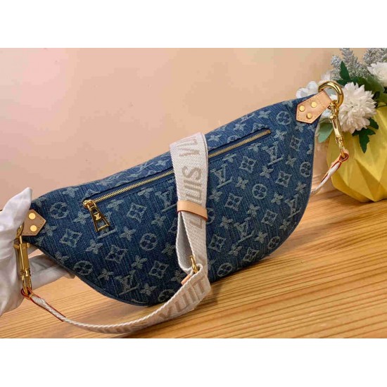 High Rise BUMBAG Monogram Denim