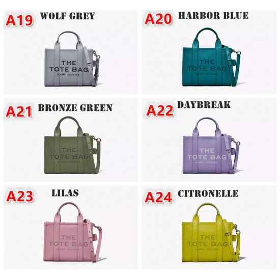 35colors THE LEATHER TOTE bag MICRO MINI MEDIUM LARGE