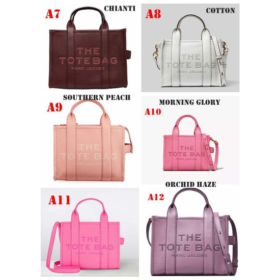 35colors THE LEATHER TOTE bag MICRO MINI MEDIUM LARGE