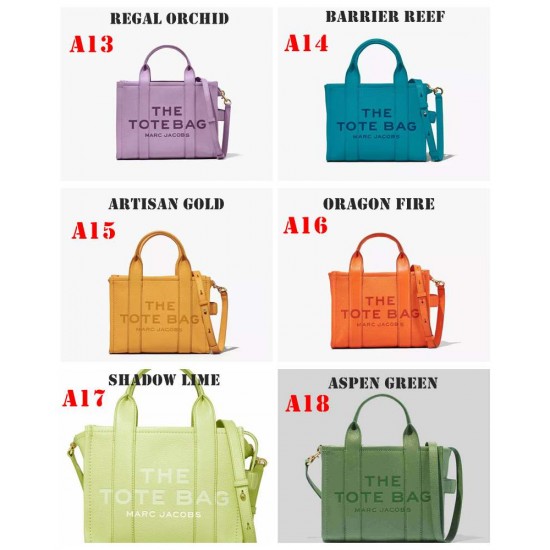 35colors THE LEATHER TOTE bag MICRO MINI MEDIUM LARGE