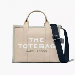 BEIGE MULTI THE CANVAS TOTE BAG