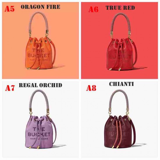 16colors THE LEATHER BUCKET BAG