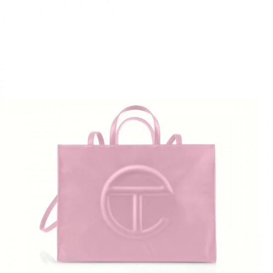 Bubblegum Pink Shopping Bag