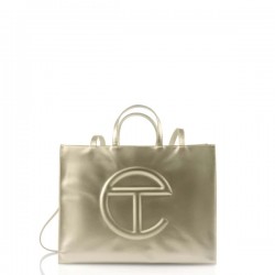 Gold Shopping Bag