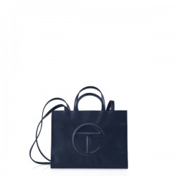 Navy Shopping Bag